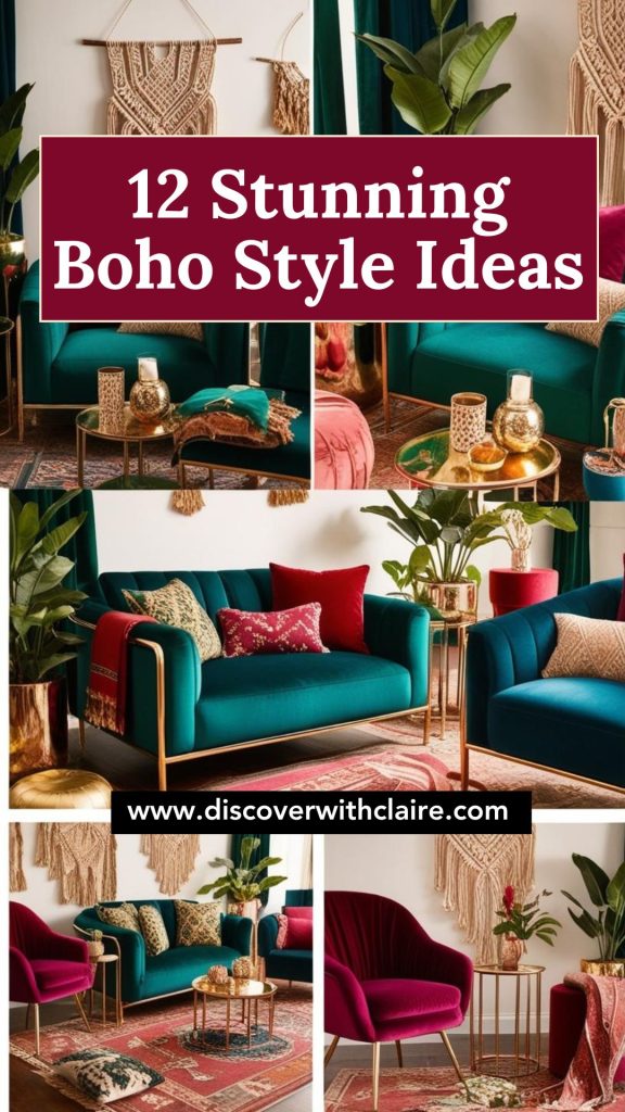 12 Stunning Boho Style Decor Ideas